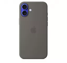 Чехол для Apple iPhone 16 Plus  Apple Silicone Case with MagSafe Stone Gray (MYYC3)