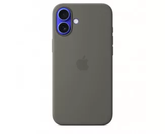 Чехол для Apple iPhone 16 Plus  Apple Silicone Case with MagSafe Stone Gray (MYYC3)