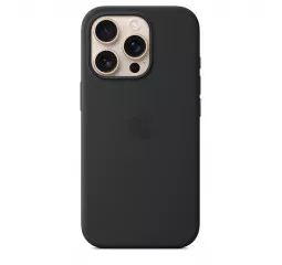 Чехол для Apple iPhone 16 Pro  Apple Silicone Case with MagSafe Black (MYYJ3)