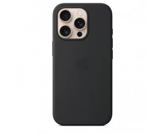 Чехол для Apple iPhone 16 Pro  Apple Silicone Case with MagSafe Black (MYYJ3)