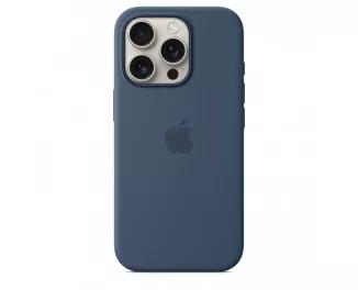 Чехол для Apple iPhone 16 Pro  Apple Silicone Case with MagSafe Denim (MYYK3)