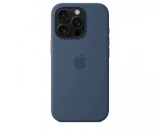 Чехол для Apple iPhone 16 Pro  Apple Silicone Case with MagSafe Denim (MYYK3)