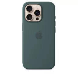 Чехол для Apple iPhone 16 Pro  Apple Silicone Case with MagSafe Lake Green (MYYR3)