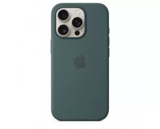 Чехол для Apple iPhone 16 Pro  Apple Silicone Case with MagSafe Lake Green (MYYR3)