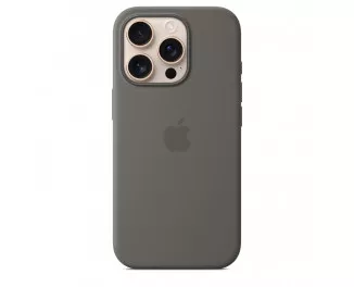 Чехол для Apple iPhone 16 Pro  Apple Silicone Case with MagSafe Stone Gray (MYYL3)