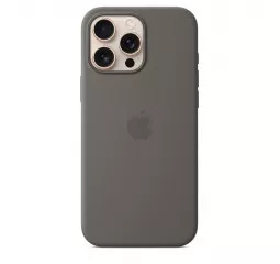 Чехол для Apple iPhone 16 Pro Max  Apple Silicone Case with MagSafe Stone Gray (MYYV3)