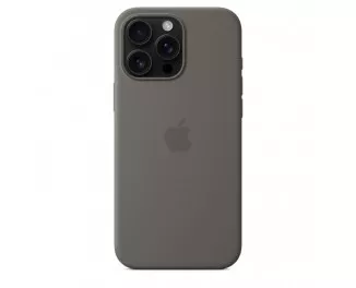 Чехол для Apple iPhone 16 Pro Max  Apple Silicone Case with MagSafe Stone Gray (MYYV3)