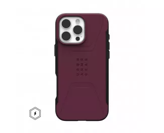 Чехол для Apple iPhone 16 Pro Max UAG Civilian Magsafe Bordeaux