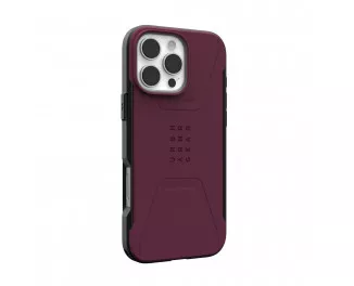 Чехол для Apple iPhone 16 Pro Max UAG Civilian Magsafe Bordeaux