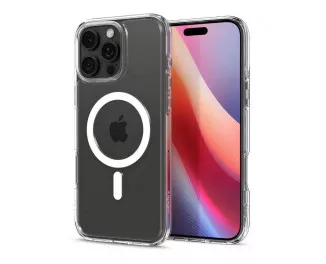 Чехол для Apple iPhone 16 Pro Spigen Ultra Hybrid MagFit, White (ACS08129)