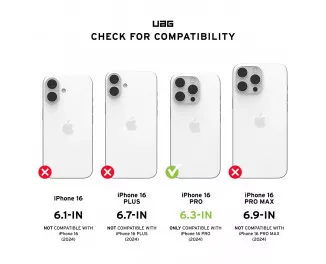 Чохол для Apple iPhone 16 Pro UAG Monarch Pro Magsafe, Carbon Fiber (114456114242)