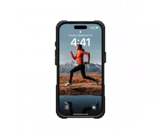 Чехол для Apple iPhone 16 Pro UAG Plasma XTE MagSafe, Black/Orange (114474114097)