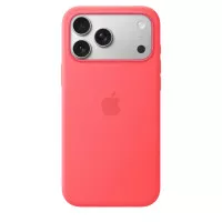 Чехол для Apple iPhone 17 Pro Max  Apple Silicone Case with MagSafe - Bright Guava (MHW64)