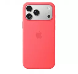 Чехол для Apple iPhone 17 Pro Max  Apple Silicone Case with MagSafe - Bright Guava (MHW64)