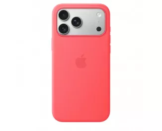 Чехол для Apple iPhone 17 Pro Max  Apple Silicone Case with MagSafe - Bright Guava (MHW64)