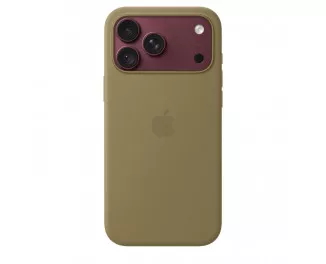 Чехол для Apple iPhone 18 Pro Max  Apple Silicone Case with MagSafe – Olive (MK924)