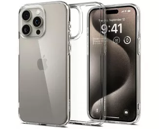 Чехол для iPhone 15 Pro Max Spigen Ultra Hybrid Crystal Clear (ACS06565)