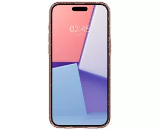Чехол для iPhone 15 Pro Spigen Liquid Crystal Glitter Rose Quartz (ACS06702)