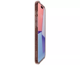 Чехол для iPhone 15 Pro Spigen Liquid Crystal Glitter Rose Quartz (ACS06702)