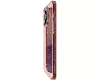 Чехол для iPhone 15 Pro Spigen Liquid Crystal Glitter Rose Quartz (ACS06702)