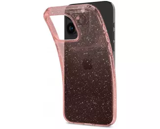 Чехол для iPhone 15 Pro Spigen Liquid Crystal Glitter Rose Quartz (ACS06702)