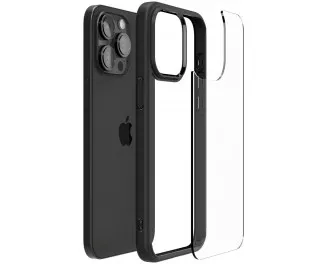 Чехол для iPhone 15 Pro Spigen Ultra Hybrid Matte Black (ACS06713)