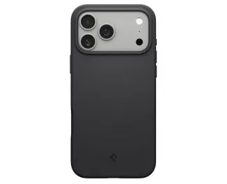 Чехол для iPhone 17 Pro Spigen Silicone Fit MagFit, Black (ACS10335)