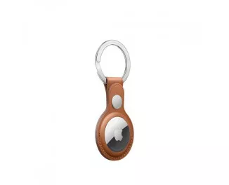 Чехол для поискового брелка Apple AirTag Leather Key Ring Saddle Brown (MX4M2)
