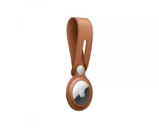 Чехол для поискового брелка Apple AirTag Leather Loop Saddle Brown (MX4A2)