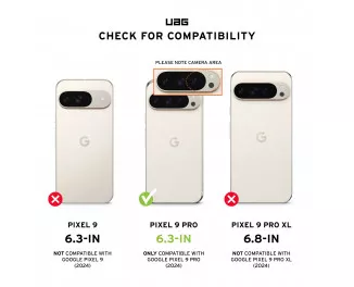Чохол для смартфона UAG Google Pixel 9 Pro Plyo Pro Magnetic Ice/Silver (614458114333)