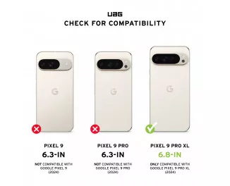 Чехол для смартфона UAG Google Pixel 9 Pro XL Plyo Pro Magnetic Ice/Silver (614456114333)