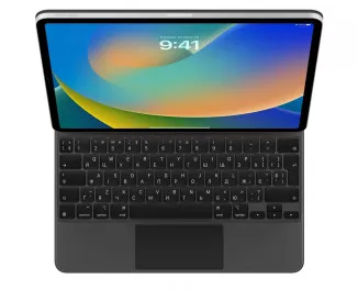 Чехол-клавиатура Apple Magic Keyboard для iPad Air 13 2025/2024 Ukrainian Black (MJQK3UA/A)