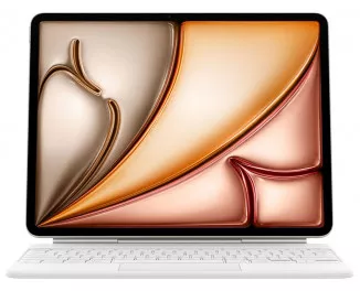 Чехол-клавиатура Apple Magic Keyboard для iPad Air 13 2025/2024 Ukrainian White (MDFW4UA/A)