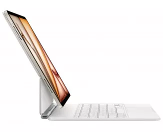Чехол-клавиатура Apple Magic Keyboard для iPad Air 13 2025/2024 Ukrainian White (MDFW4UA/A)