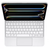 Чехол-клавиатура Apple Magic Keyboard для iPad Pro 11 2024 US English White (MWR03LL/A)