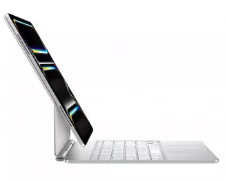 Чохол-клавіатура Apple Magic Keyboard для iPad Pro 13 2024 Ukrainian White (MWR43UA/A)