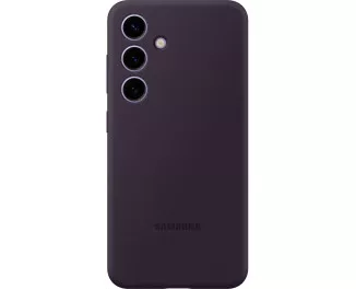 Чехол Samsung для Galaxy S24 (S921), Silicone Case, фиолетовый темный