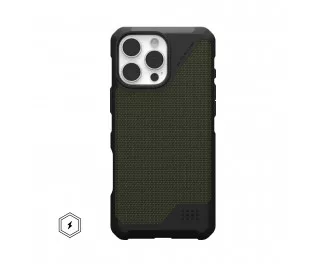 Чехол UAG для iPhone 16 Pro Max, Metropolis LT Magsafe, Kevlar Olive (114453113972)