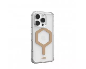 Чехол UAG для iPhone 16 Pro, Plyo Magsafe, Ice/Gold (114480114381)
