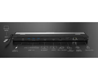 Док-станция J5create USB-C 10-в-1 (JCD542-N)