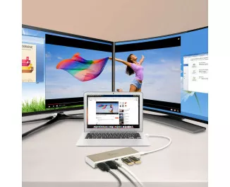 Док-станция J5create USB-C 6-в-1 (JCD381-N)
