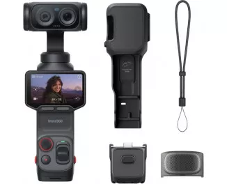 Экшн-камера Insta360 Luna Ultra Standard Bundle Cosmic Black (CINSABTA-LUNA01)