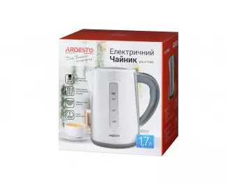 Електрочайник Ardesto White stripes EKL-F17WG