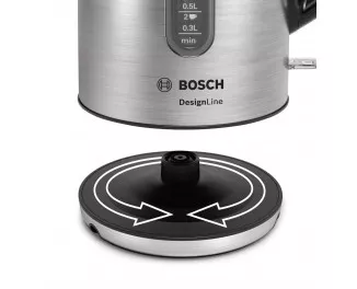 Електрочайник BOSCH DesignLine TWK4P440 Stainless steel