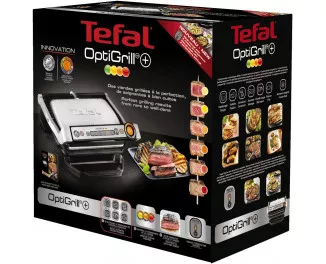 Электрогриль прижимной Tefal OptiGrill+ GC712D12