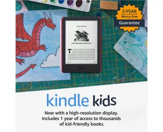 Электронная книга Amazon Kindle Kids 11th Gen. 16Gb (2022) Black with Unicorn Valley Cover