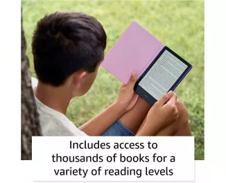 Электронная книга Amazon Kindle Paperwhite Kids 11th Gen. 16GB (2021) Black with Emerald Forest Cover