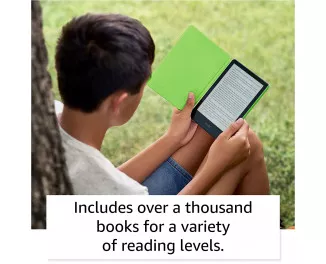 Електронна книга Amazon Kindle Paperwhite Kids 11th Gen. 16GB (2021) Black with Robot Dreams Cover