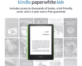 Электронная книга Amazon Kindle Paperwhite Kids 11th Gen. 8GB (2021) Black with Emerald Forest Cover