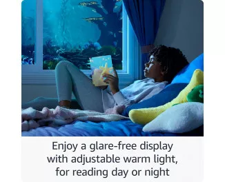 Электронная книга Amazon Kindle Paperwhite Kids 12th Gen. 16GB (2024) Black with Cyber City Cover